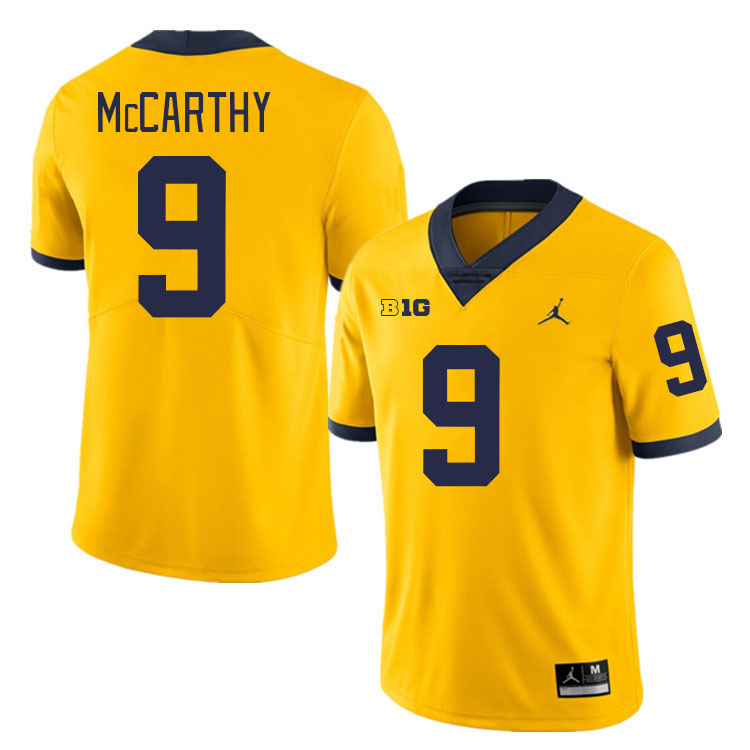 J.J. McCarthy Michigan Jersey,Michigan Wolverines #9 J.J. McCarthy Jersey Youth-Maize